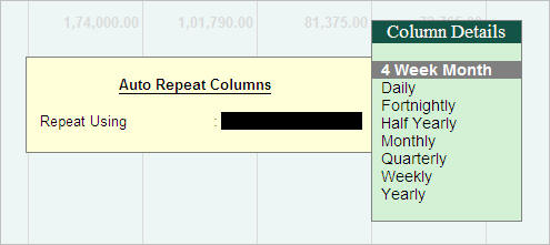 cash flow projection