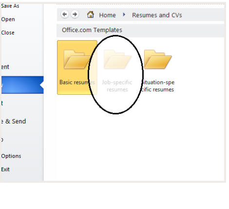 office automation ms word resume